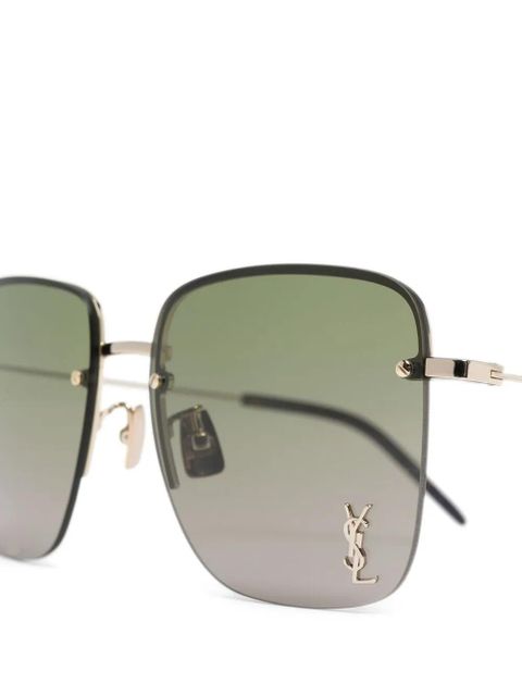 Saint Laurent Eyewear square-frame sunglasses - Gold
