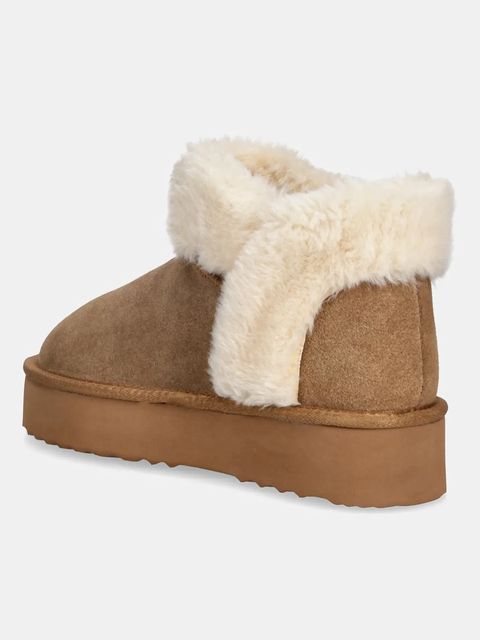 Answear.LAB śniegowce zamszowe kolor brązowy