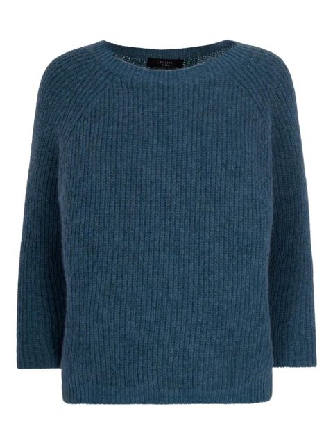 Weekend Max Mara round-neck sweater - Blue - zdjęcie produktu nr 1