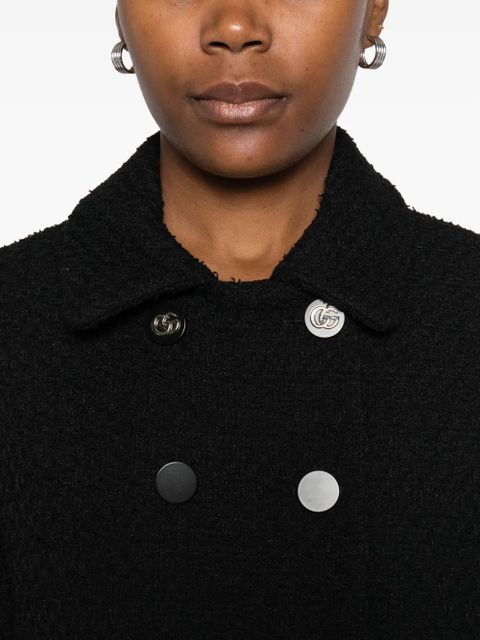 Gucci double-breasted button jacket - Black