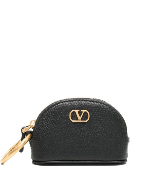 Valentino Garavani half-moon keyring purse - Black - zdjęcie produktu nr 1