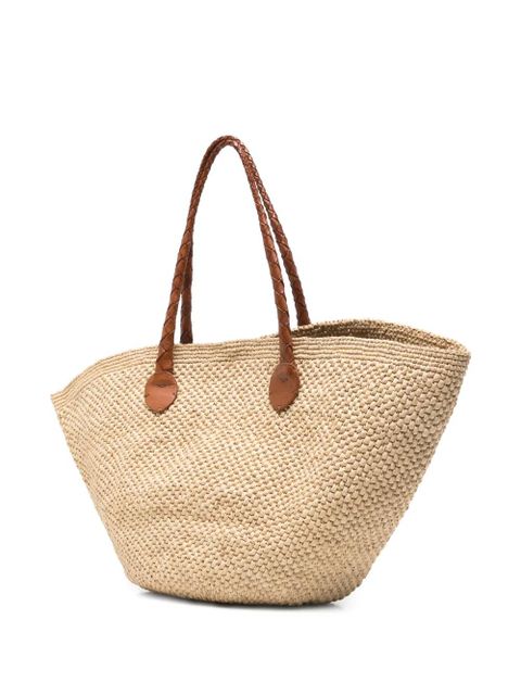 DRAGON DIFFUSION x Sovani Brunella woven tote bag - Brown