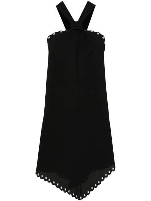 ISABEL MARANT Tegany scalloped mini dress - Black - zdjęcie produktu nr 1