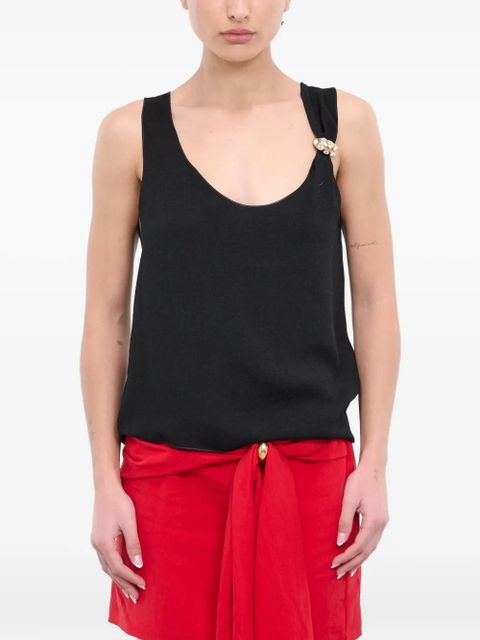 Blumarine Anella top - Black - zdjęcie produktu nr 1