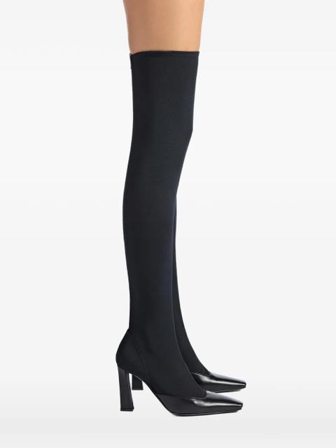 Giuseppe Zanotti Janie square-toe boots - Black - zdjęcie produktu nr 2