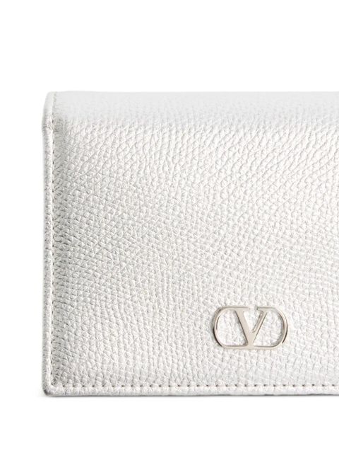 Valentino Garavani Vlogo Signature wallet - Silver