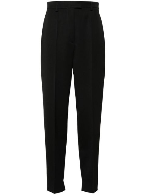 Prada pressed-crease tapered-leg trousers - Black - zdjęcie produktu nr 1