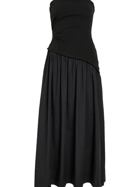STAUD Nia panelled asymmetric dress - Black - zdjęcie produktu nr 2