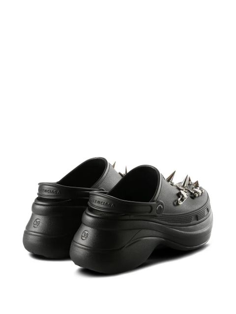 Balenciaga Jibbitz mules - Black