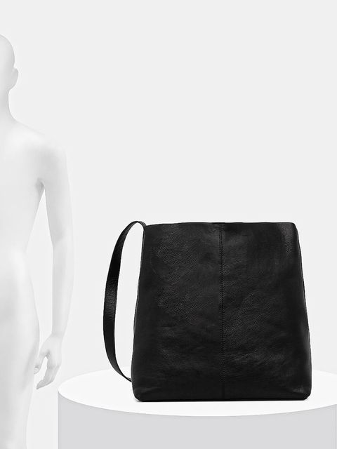 Sessun torebka skórzana kolor czarny 25102016