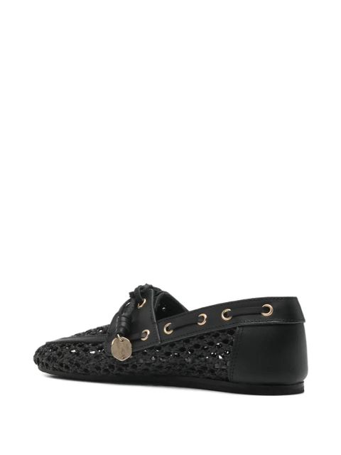 Ancient Greek Sandals woven derby shoes - Black