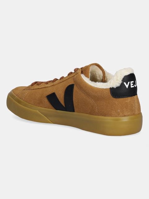 Veja sneakersy zamszowe Campo Winter damskie kolor brązowy CW0320809A
