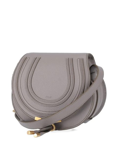 Chloé small Marcie U-shaped flap shoulder bag - Grey - zdjęcie produktu nr 2