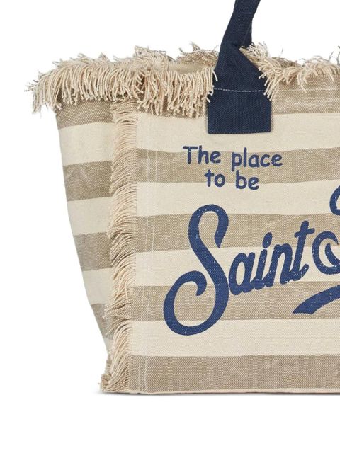 MC2 Saint Barth Vanity frayed tote-bag - Neutrals