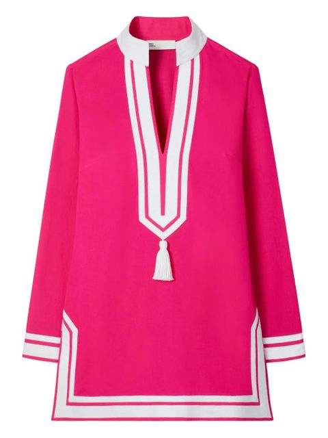 Tory Burch cotton beach tunic - Pink - zdjęcie produktu nr 1