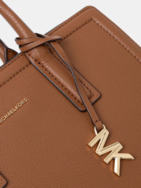 MICHAEL Michael Kors torebka skórzana LAILA kolor brązowy 30R5G9IS6L