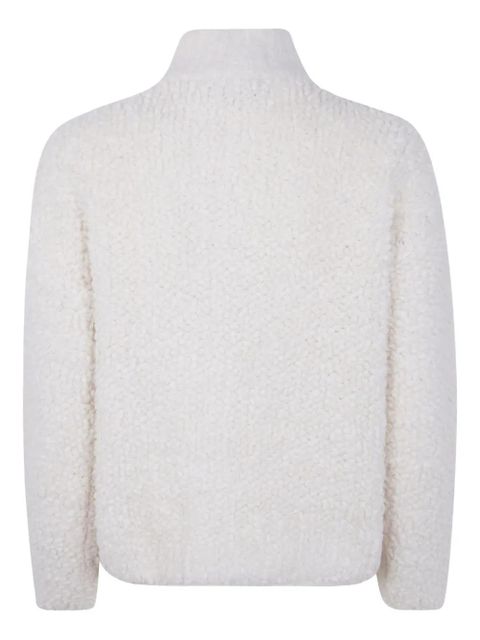 Max Mara zip-up cardigan - White