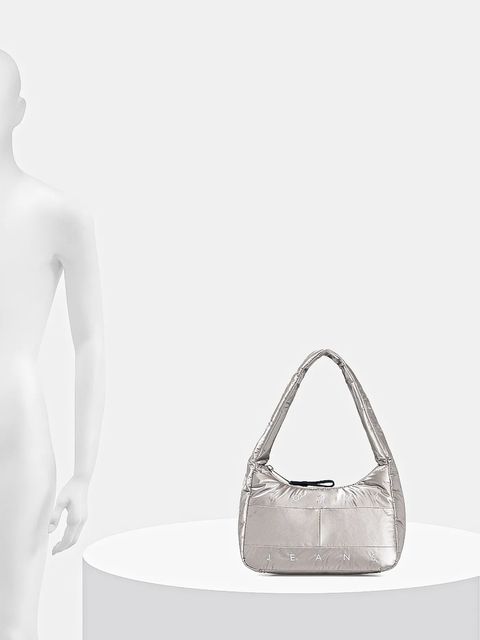 Tommy Jeans torebka kolor srebrny AW0AW18066