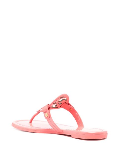 Tory Burch Miller logo-plaque leather sandals - Pink