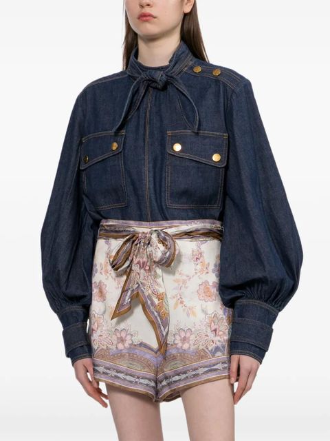 ZIMMERMANN Luna short - Blue