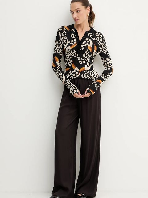 Farm Rio sweter damski kolor czarny 351831 - zdjęcie produktu nr 2