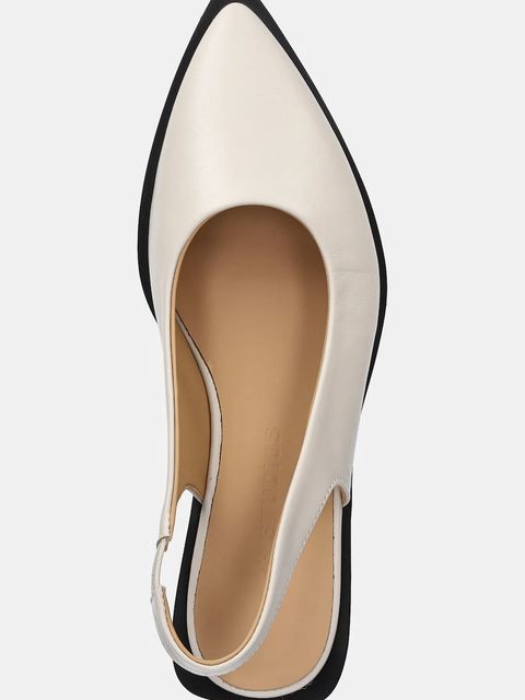 Copenhagen baleriny skórzane Leather