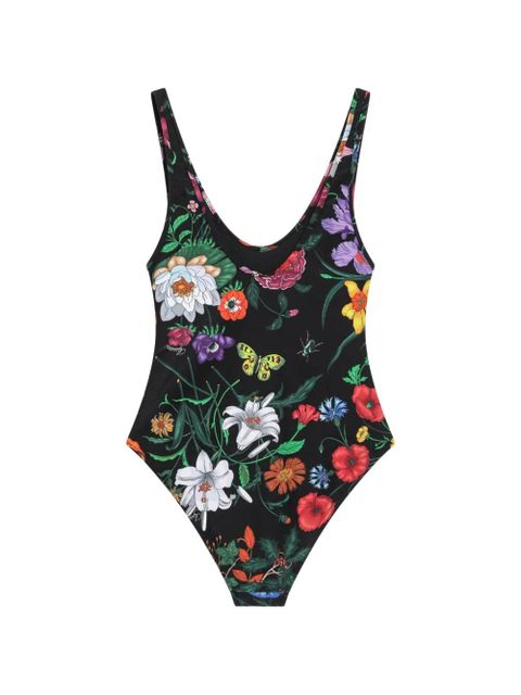 Gucci floral-print swimsuit - Black - zdjęcie produktu nr 2