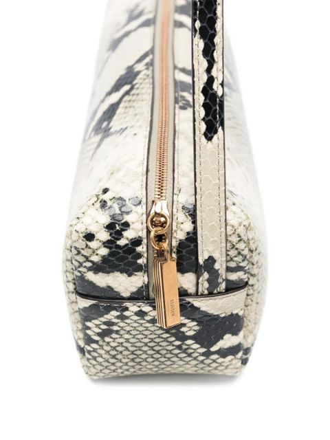 KHAITE snakeskin cylindrical shoulder bag - Neutrals - zdjęcie produktu nr 2