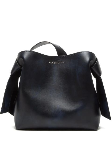 Acne Studios knot-detail leather shoulder bag - Black - zdjęcie produktu nr 1