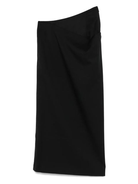 ENTIRE STUDIOS wrapa midi skirt - Black - zdjęcie produktu nr 2