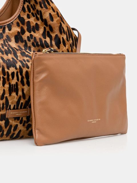 Gianni Chiarini torebka skórzana DUA kolor brązowy BS.11112.CAV.PL