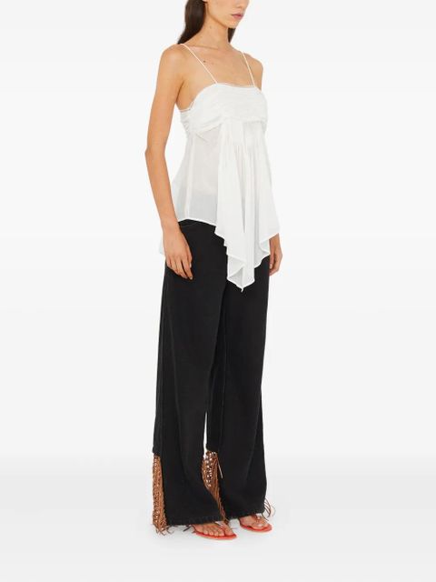 Christopher Esber Anemoi pleated-details top - White - zdjęcie produktu nr 2