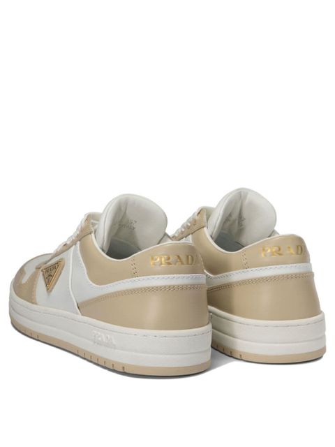 Prada Downtown logo-appliqué sneakers - Neutrals