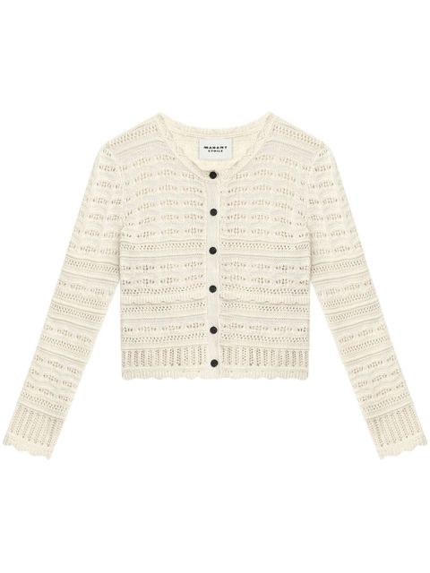 MARANT ÉTOILE Ajaline cardigan - Neutrals - zdjęcie produktu nr 1