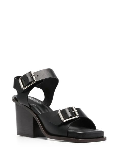 LEMAIRE 80mm leather sandals - Black