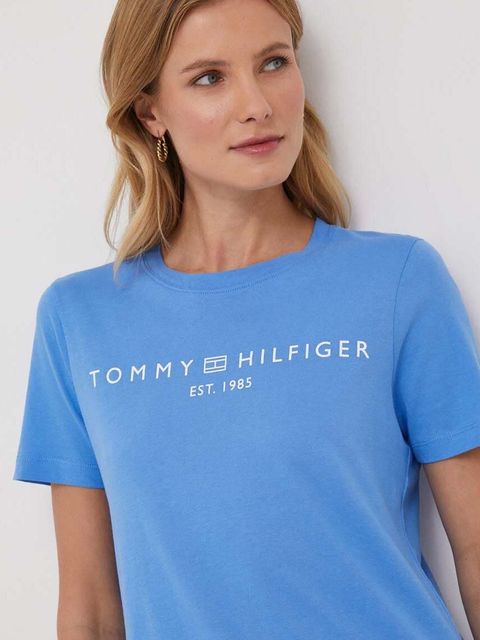 Tommy Hilfiger t-shirt bawełniany - zdjęcie produktu nr 2