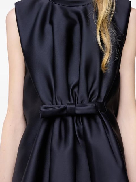 Rabanne bow mini dress - Black