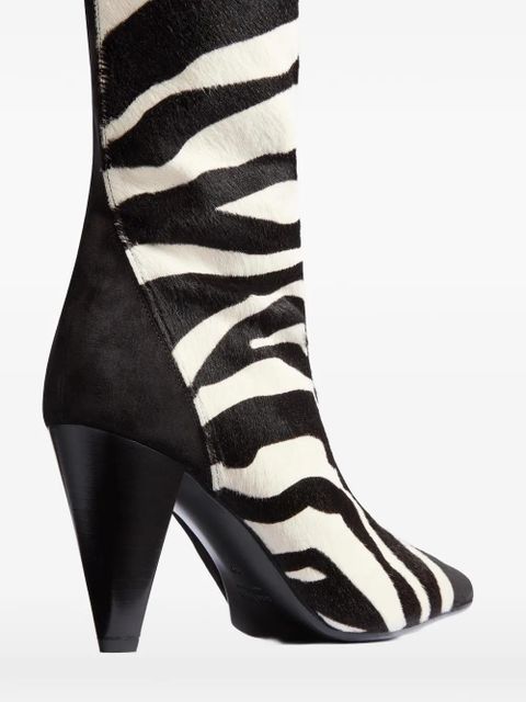 KHAITE Harvey over-the-knee high boots - White