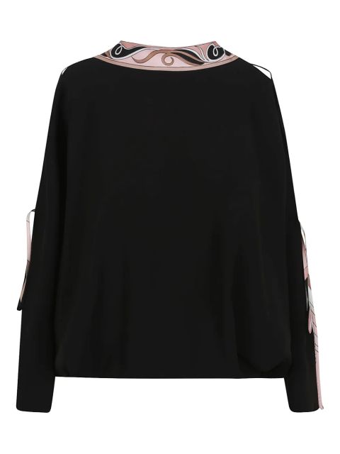 PUCCI open-back blouse - Black