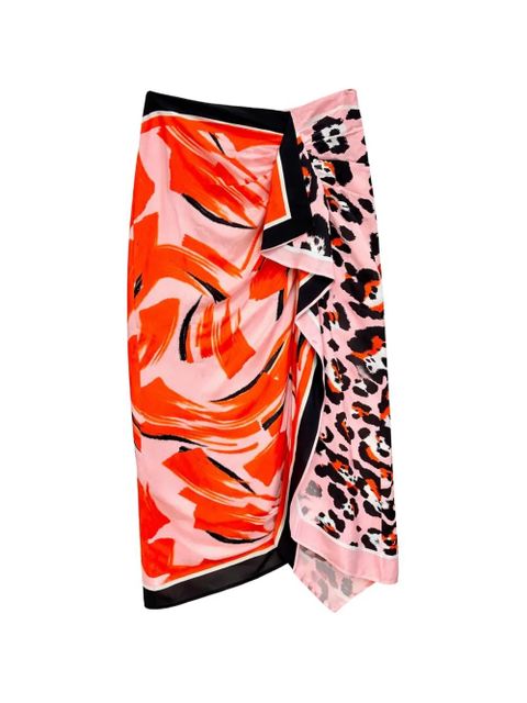 Essentiel Antwerp Juanita printed midi skirt - Pink - zdjęcie produktu nr 1