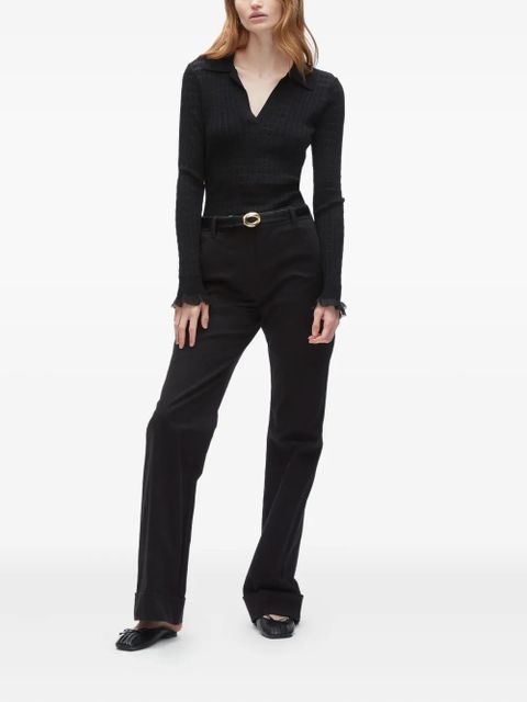 3.1 Phillip Lim ribbed-knit sweater - Black