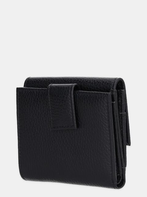 Liviana Conti portfel skórzany damski kolor czarny A5WB53