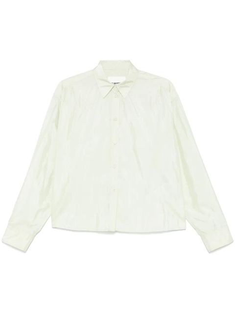 Jil Sander satin shirt - Green - zdjęcie produktu nr 1
