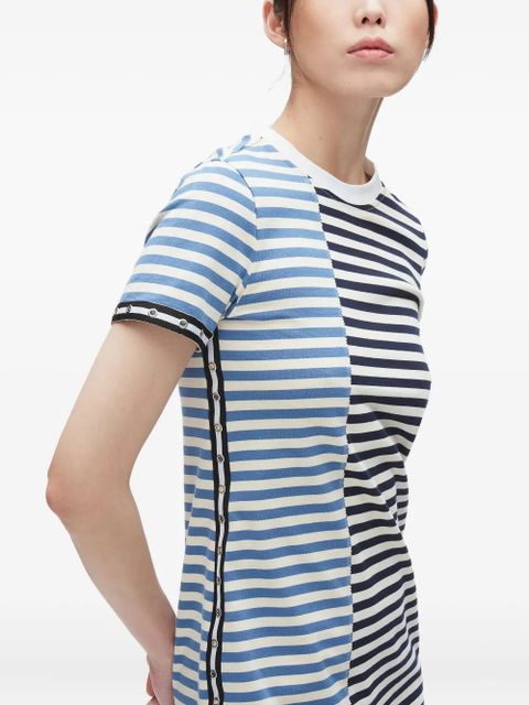 3.1 Phillip Lim striped panelled midi dress - Black