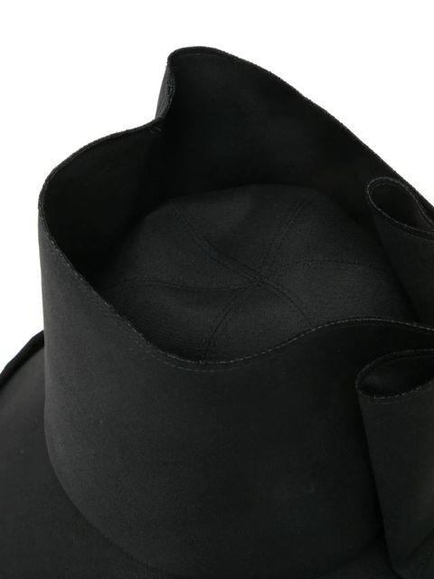 Comme Des Garçons wool fedora hat - Black