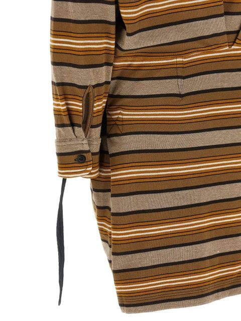 MARANT ÉTOILE Isea striped dress - Brown