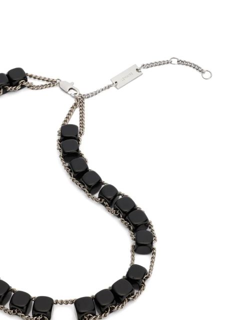 LEMAIRE Abacus necklace - Black