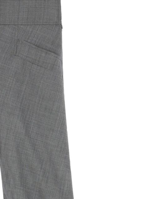 GANNI draped-detail trousers - Grey - zdjęcie produktu nr 2