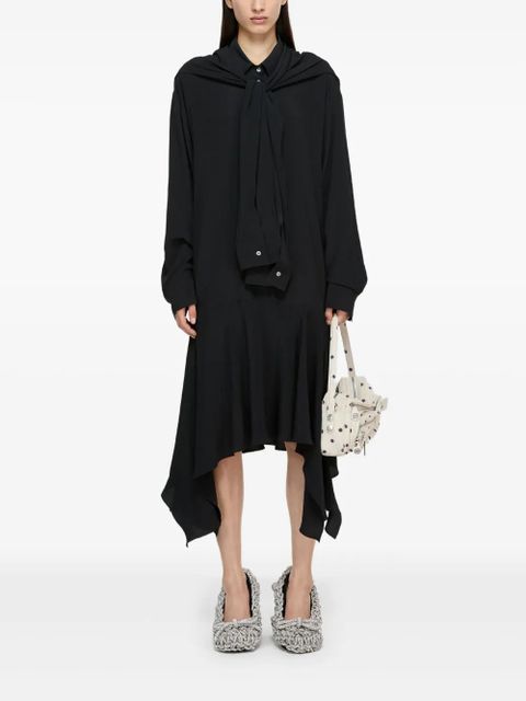 Acne Studios layered midi dress - Black - zdjęcie produktu nr 2