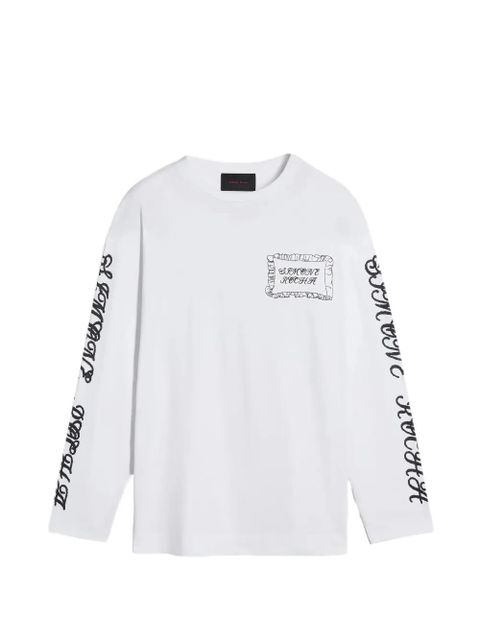 Simone Rocha Pillowcase print long-sleeve T-shirt - White - zdjęcie produktu nr 1
